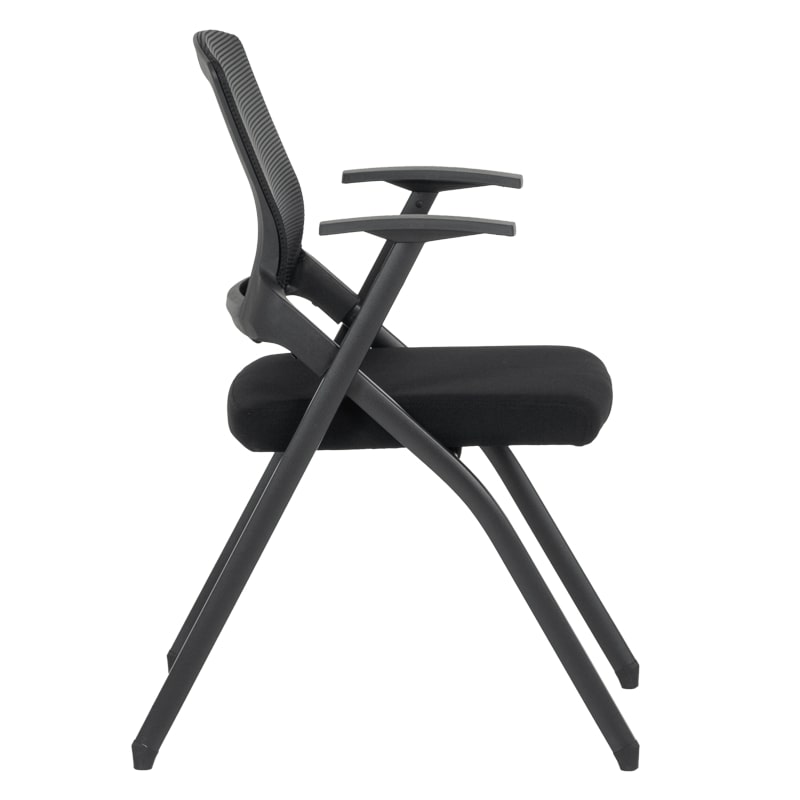 Сгъваем посетителски офис стол Carmen 1702 черен